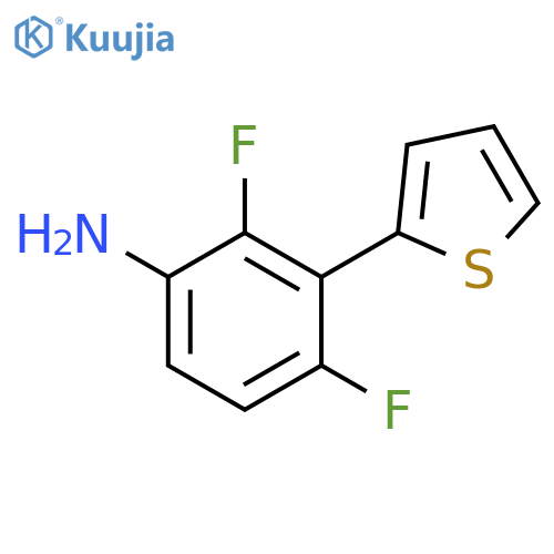 2,4-difluoro-3-(thiophen-2-yl)aniline structure