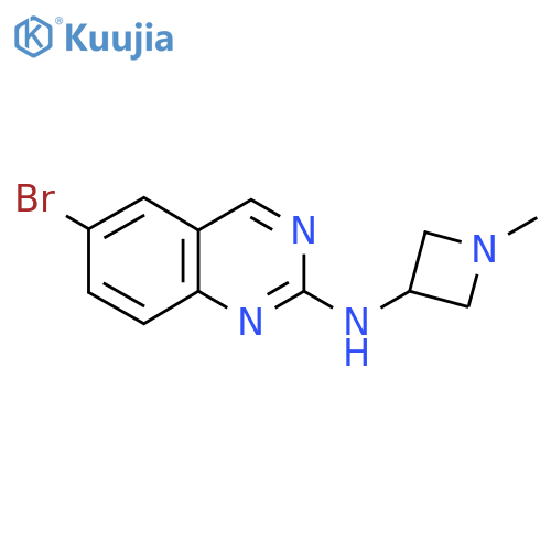 6-bromo-N-(1-methylazetidin-3-yl)quinazolin-2-amine structure