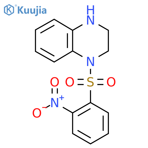 1-(2-Nitrobenzenesulfonyl)-1,2,3,4-tetrahydroquinoxaline structure