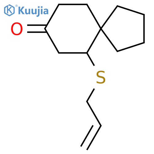 6-(Prop-2-en-1-ylsulfanyl)spiro[4.5]decan-8-one structure