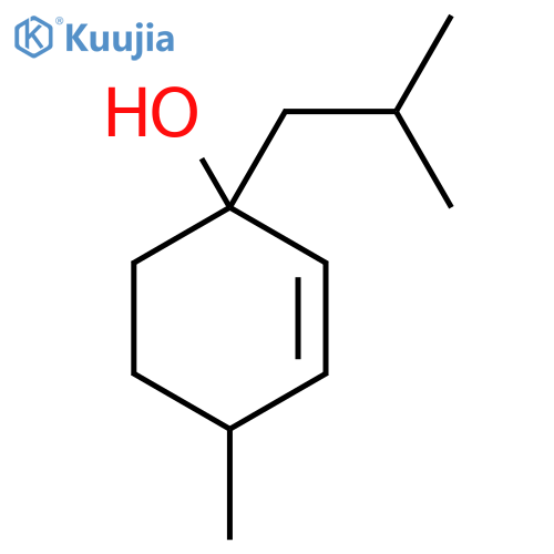4-Methyl-1-(2-methylpropyl)cyclohex-2-en-1-ol structure