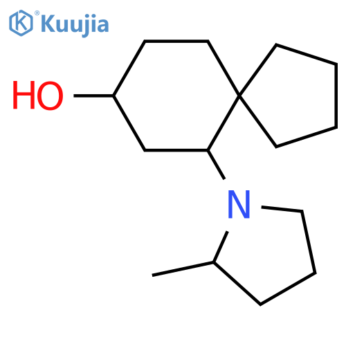 6-(2-Methylpyrrolidin-1-yl)spiro[4.5]decan-8-ol structure
