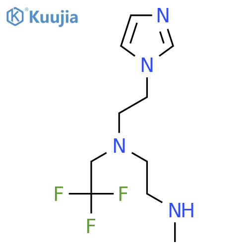 2-(1H-imidazol-1-yl)ethyl2-(methylamino)ethyl(2,2,2-trifluoroethyl)amine structure