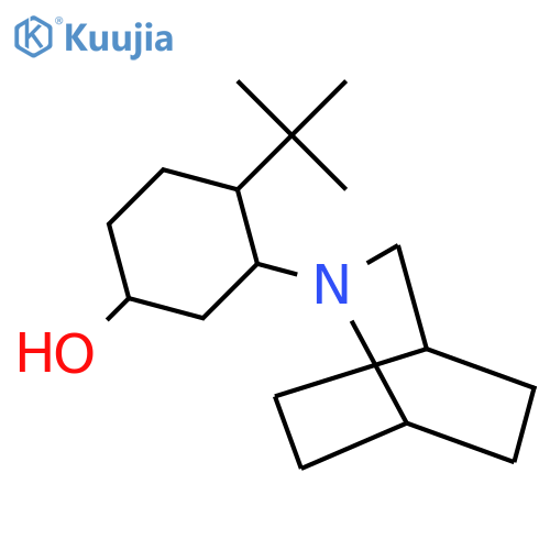 3-{2-Azabicyclo[2.2.2]octan-2-yl}-4-tert-butylcyclohexan-1-ol structure
