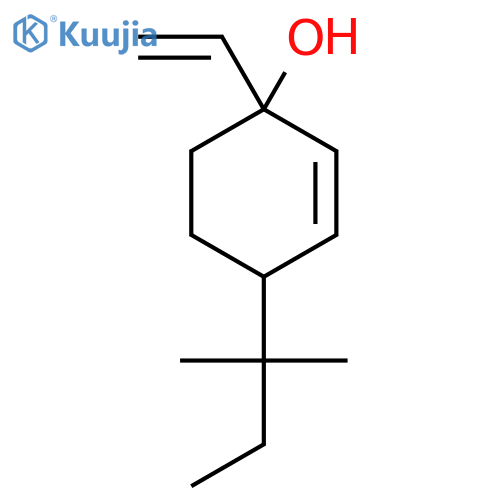 1-Ethenyl-4-(2-methylbutan-2-yl)cyclohex-2-en-1-ol structure