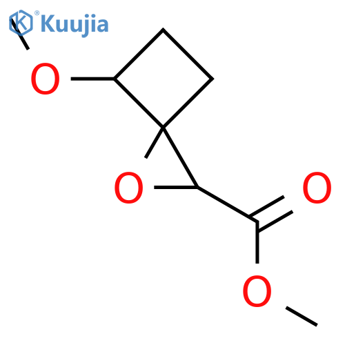 Methyl 4-methoxy-1-oxaspiro[2.3]hexane-2-carboxylate structure