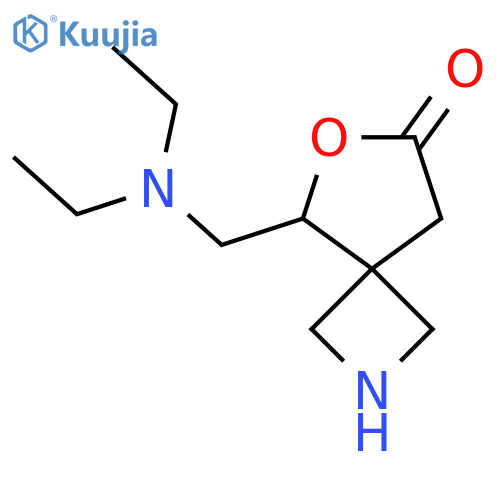 5-[(Diethylamino)methyl]-6-oxa-2-azaspiro[3.4]octan-7-one structure