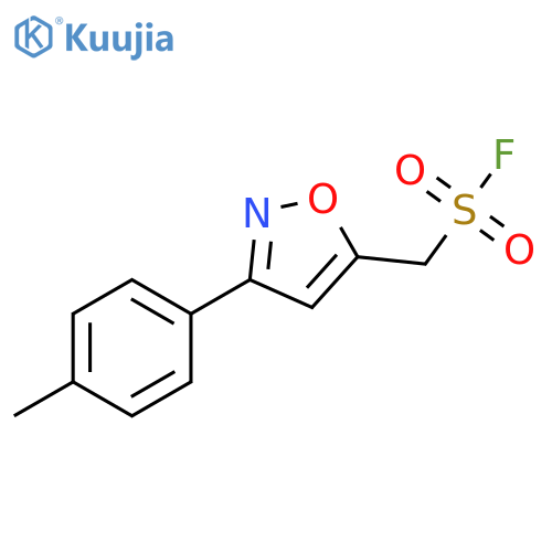 5-Isoxazolemethanesulfonyl fluoride, 3-(4-methylphenyl)- structure