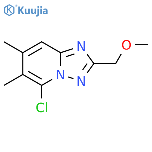 5-chloro-2-(methoxymethyl)-6,7-dimethyl-1,2,4triazolo1,5-apyridine structure