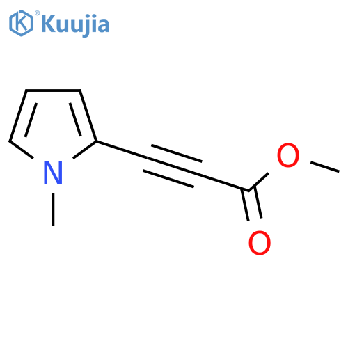 methyl 3-(1-methyl-1H-pyrrol-2-yl)prop-2-ynoate structure