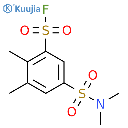 5-(Dimethylsulfamoyl)-2,3-dimethylbenzene-1-sulfonyl fluoride structure