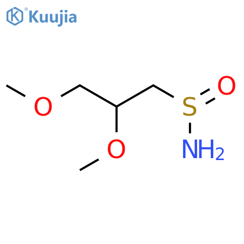 2,3-Dimethoxypropane-1-sulfinamide structure