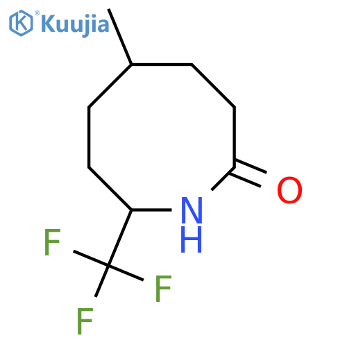 5-methyl-8-(trifluoromethyl)azocan-2-one structure