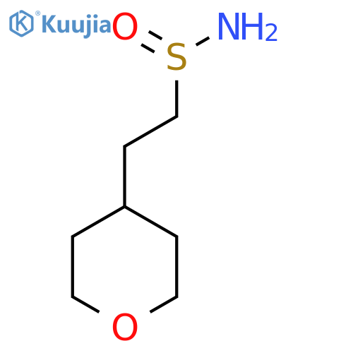 2-(Oxan-4-yl)ethane-1-sulfinamide structure