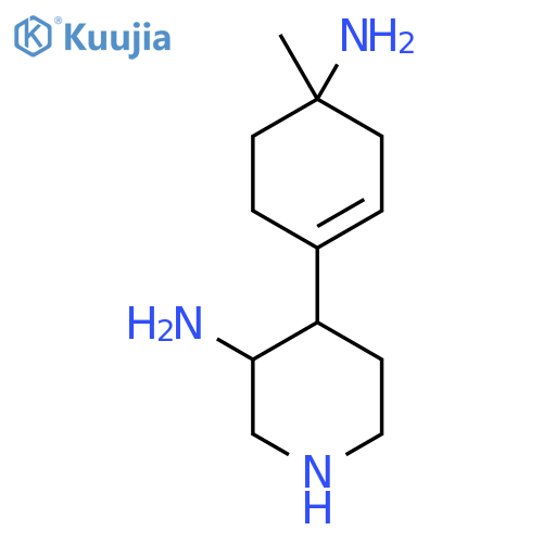 4-(4-Amino-4-methylcyclohex-1-en-1-yl)piperidin-3-amine structure