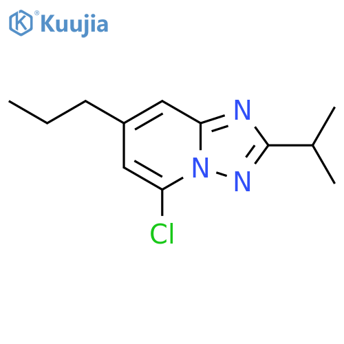 5-chloro-2-(propan-2-yl)-7-propyl-1,2,4triazolo1,5-apyridine structure