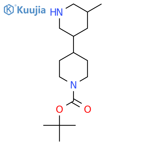Tert-butyl 4-(5-methylpiperidin-3-yl)piperidine-1-carboxylate structure