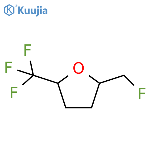Furan, 2-(fluoromethyl)tetrahydro-5-(trifluoromethyl)- structure