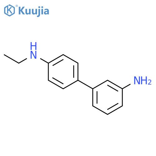 [1,1'-Biphenyl]-3,4'-diamine, N4'-ethyl- structure