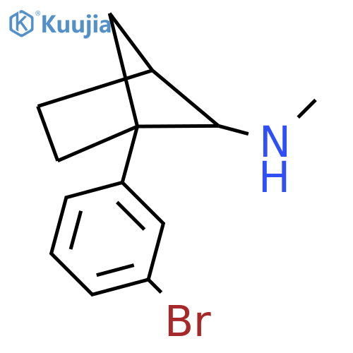 1-(3-bromophenyl)-N-methylbicyclo[2.1.1]hexan-5-amine structure