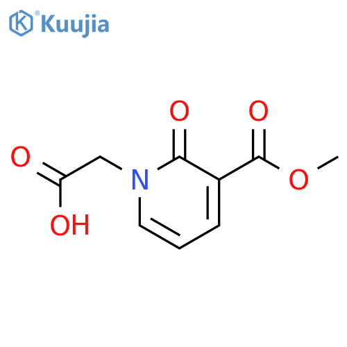 2-[3-(methoxycarbonyl)-2-oxo-1,2-dihydropyridin-1-yl]acetic acid structure
