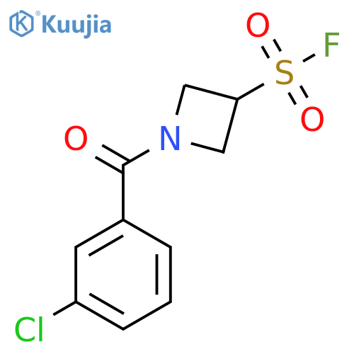 1-(3-Chlorobenzoyl)azetidine-3-sulfonyl fluoride structure