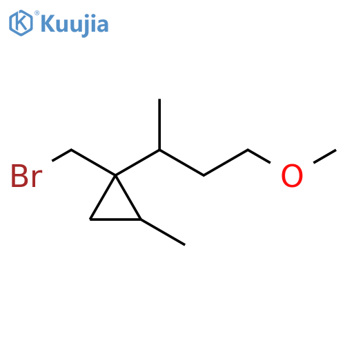Cyclopropane, 1-(bromomethyl)-1-(3-methoxy-1-methylpropyl)-2-methyl- structure