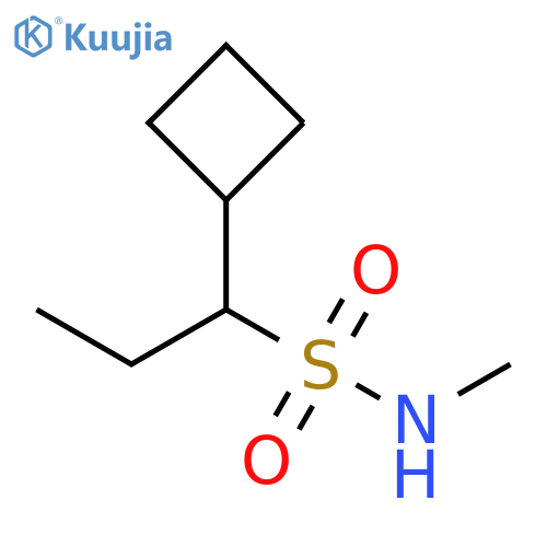 Cyclobutanemethanesulfonamide, α-ethyl-N-methyl- structure