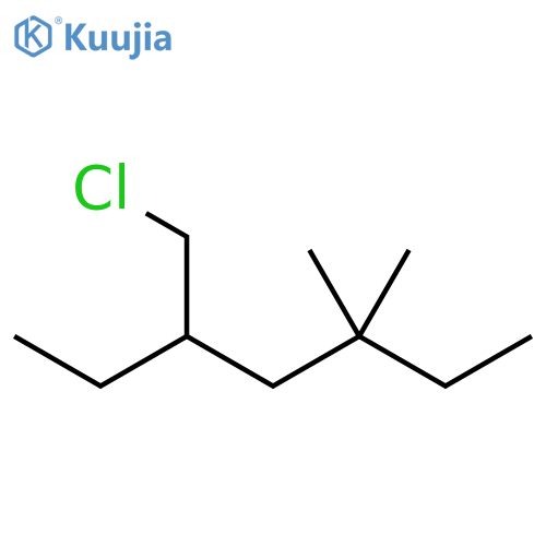 Heptane, 5-(chloromethyl)-3,3-dimethyl- structure