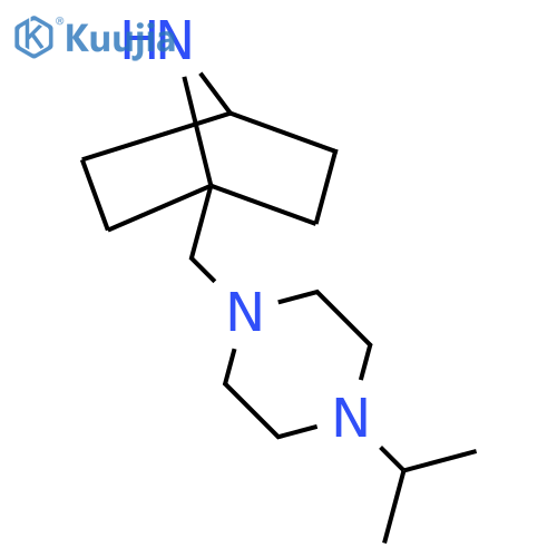 1-{[4-(Propan-2-yl)piperazin-1-yl]methyl}-7-azabicyclo[2.2.1]heptane structure