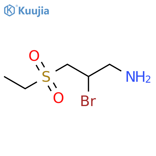 2-Bromo-3-(ethanesulfonyl)propan-1-amine structure