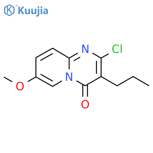 2-chloro-7-methoxy-3-propyl-4H-pyrido1,2-apyrimidin-4-one structure