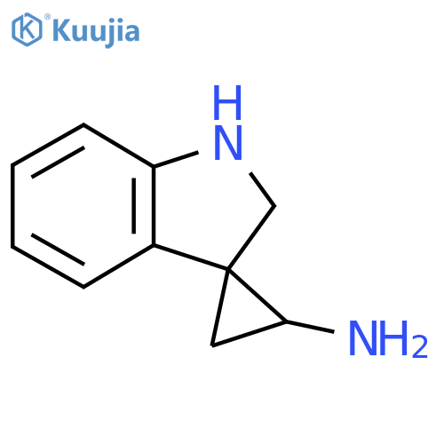 1',2'-dihydrospirocyclopropane-1,3'-indole-3-amine structure