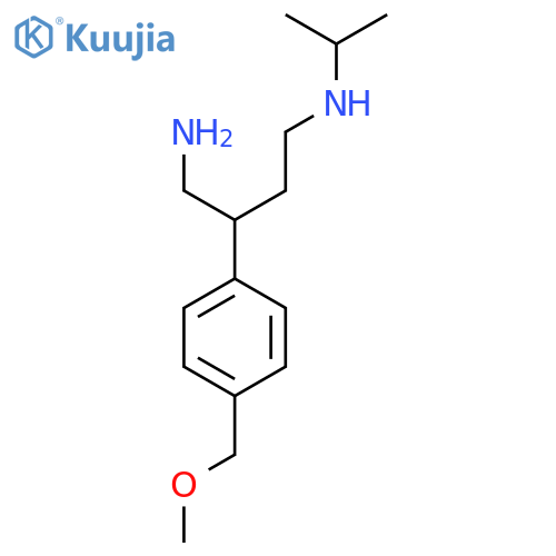 {4-Amino-3-[4-(methoxymethyl)phenyl]butyl}(propan-2-yl)amine structure