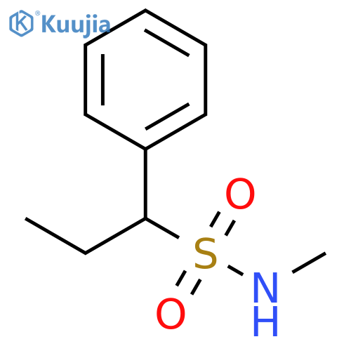 Benzenemethanesulfonamide, α-ethyl-N-methyl- structure