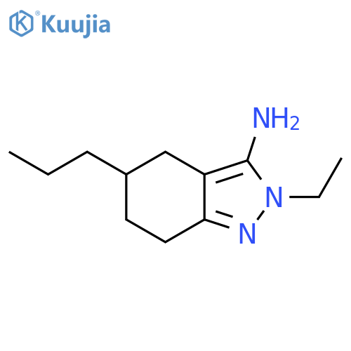2H-Indazol-3-amine, 2-ethyl-4,5,6,7-tetrahydro-5-propyl- structure