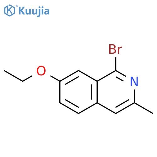 Isoquinoline, 1-bromo-7-ethoxy-3-methyl- structure