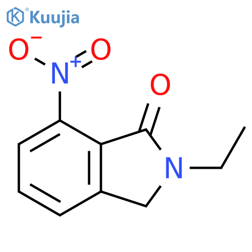 1H-Isoindol-1-one, 2-ethyl-2,3-dihydro-7-nitro- structure