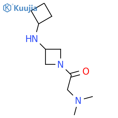 1-[3-(Cyclobutylamino)azetidin-1-yl]-2-(dimethylamino)ethan-1-one structure