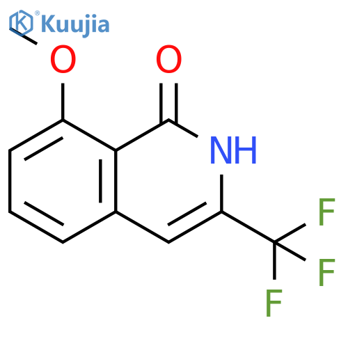 1(2H)-Isoquinolinone, 8-methoxy-3-(trifluoromethyl)- structure