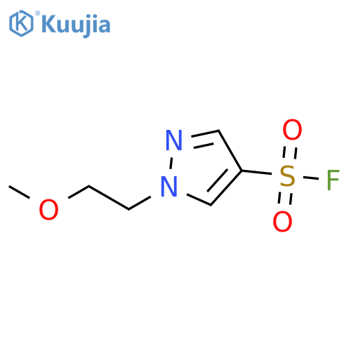 1-(2-Methoxyethyl)-1H-pyrazole-4-sulfonyl fluoride structure