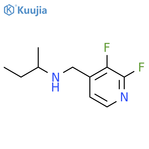 (Butan-2-yl)[(2,3-difluoropyridin-4-yl)methyl]amine structure
