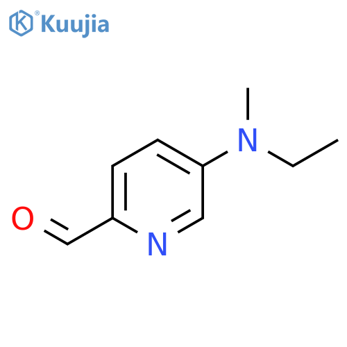 5-[Ethyl(methyl)amino]pyridine-2-carbaldehyde structure