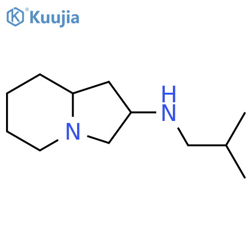 N-(2-methylpropyl)-octahydroindolizin-2-amine structure