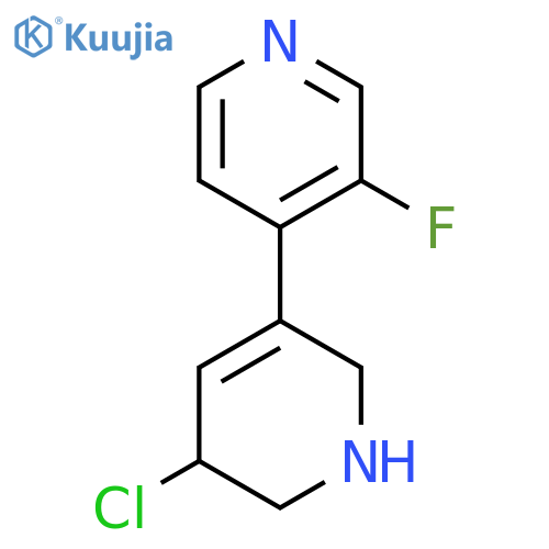4-(5-Chloro-1,2,5,6-tetrahydropyridin-3-yl)-3-fluoropyridine structure
