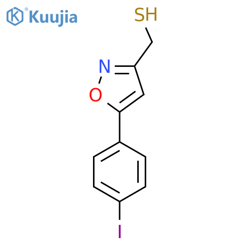 5-(4-iodophenyl)-1,2-oxazol-3-ylmethanethiol structure