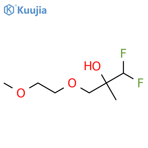 1,1-difluoro-3-(2-methoxyethoxy)-2-methylpropan-2-ol structure