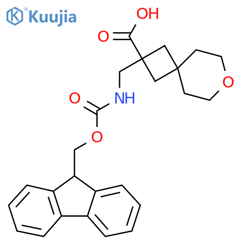 2-({(9H-fluoren-9-yl)methoxycarbonyl}amino)methyl-7-oxaspiro3.5nonane-2-carboxylic acid structure
