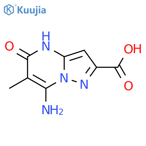 7-amino-5-hydroxy-6-methylpyrazolo1,5-apyrimidine-2-carboxylic acid structure