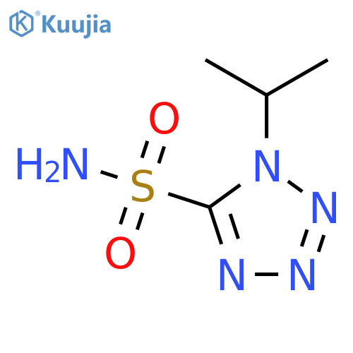 1-(propan-2-yl)-1H-1,2,3,4-tetrazole-5-sulfonamide structure